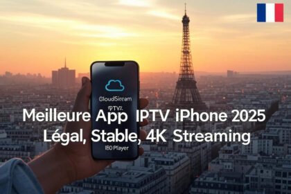 App IPTV iPhone France interface
